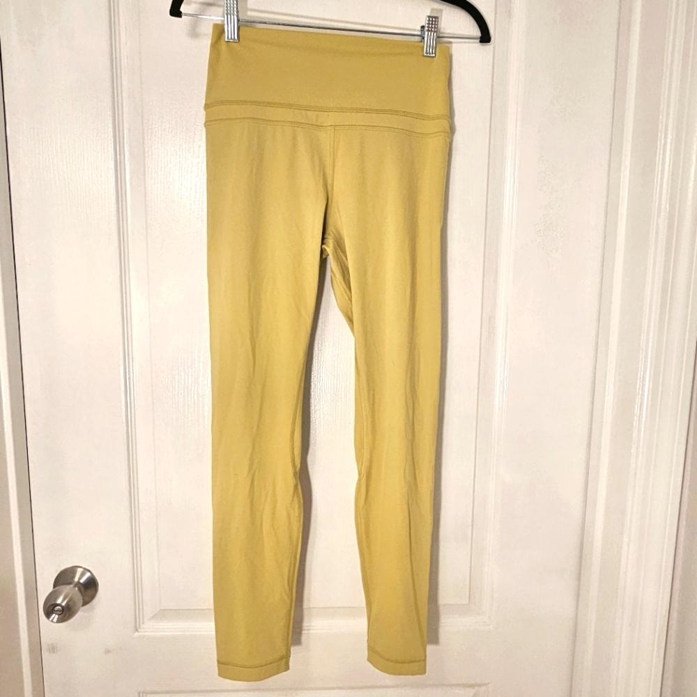 CRZ Yoga lime women's active workout pants Size S Small 4/6